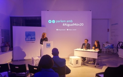 La Secretària de Medi Ambient i Sostenibilitat de la Generalitat, Marta Subirà, a l'Aula de l'Aigua | Ràdio Sabadell